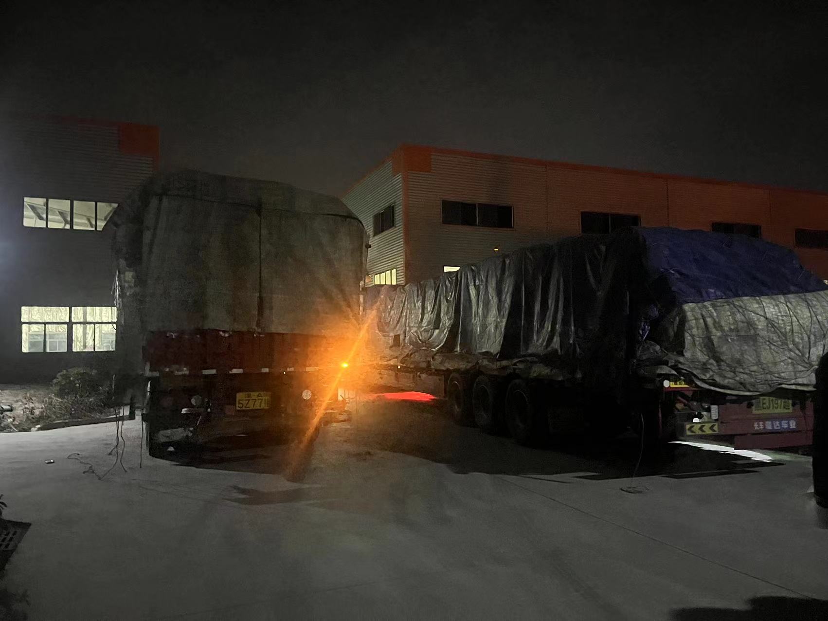 深夜裝車預(yù)氧氈